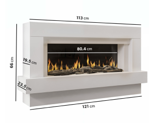 Chimenea electrica modelo Linea- CL-264